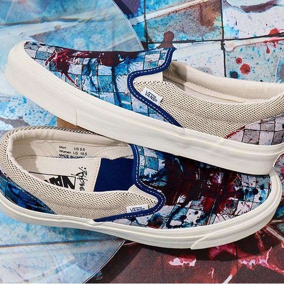 Vans Other - Vans Ralph Steadman OG Classic Slip-On LX Checkerboard Splatter  9M woman 10.5